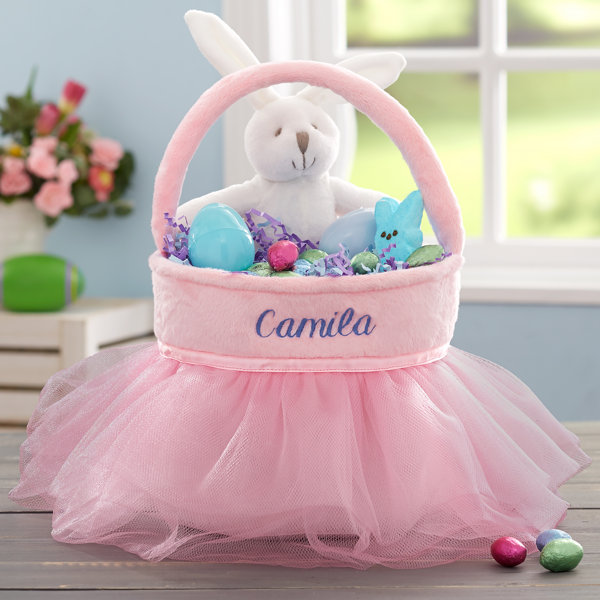 Personalization Mall Tutu Personalized Easter Basket Wayfair